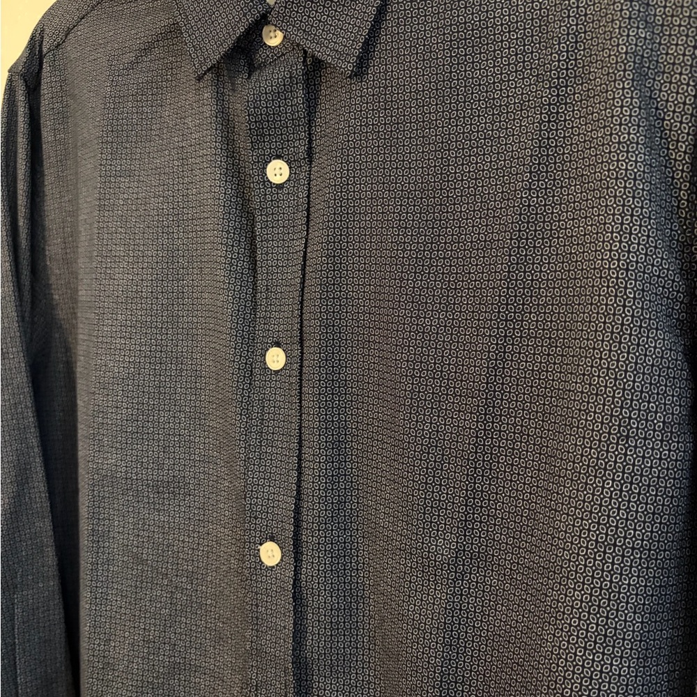 Julian and Mark Navy Blue Button Up Size XL